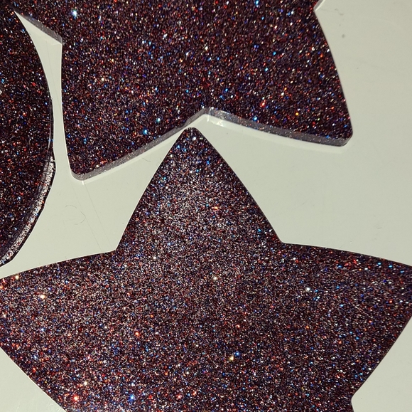 Set of 4 star coasters - Picture 3 of 5